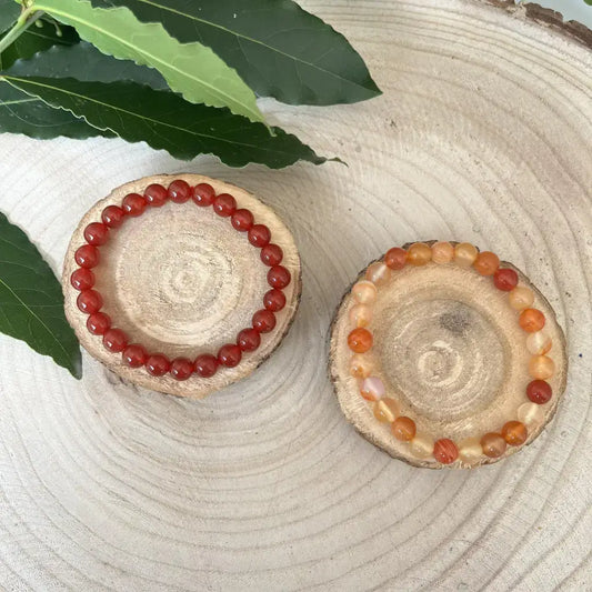 Bracelet en Cornaline - Énergie Positive - Bracelets