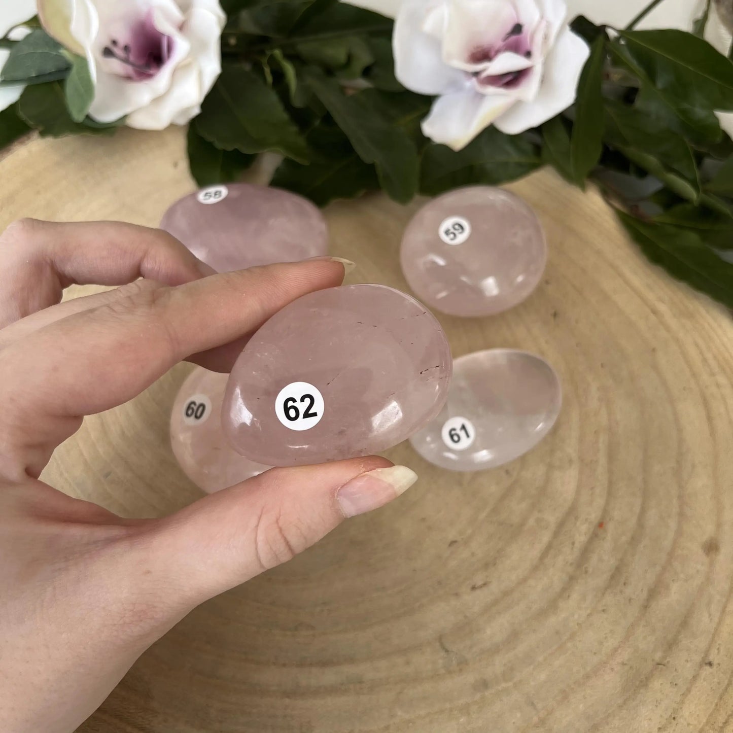 Galet en Quartz Rose – Pierre d’Amour et de Douceur - 62