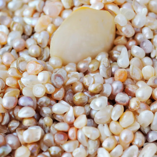 Gamme de perles d'eau douce aux formes variées et brillantes, parfaites pour la bijouterie