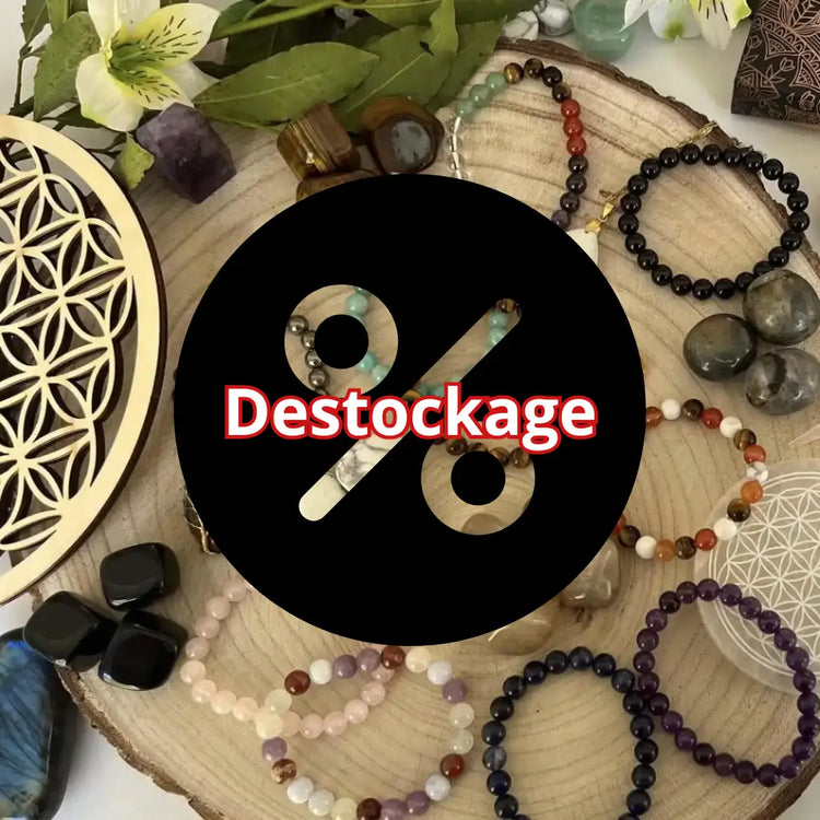 Offres de Déstockage Pierres Naturelles avec des bracelets et minéraux uniques à prix réduits