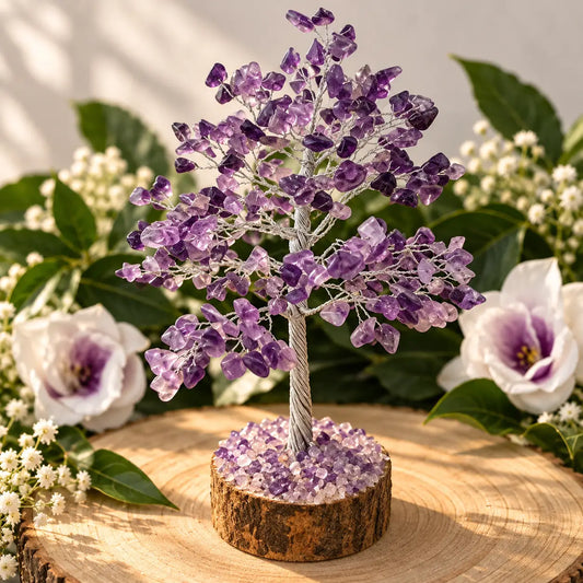 Arbre en Améthyste 20 cm – Pierres Naturelles