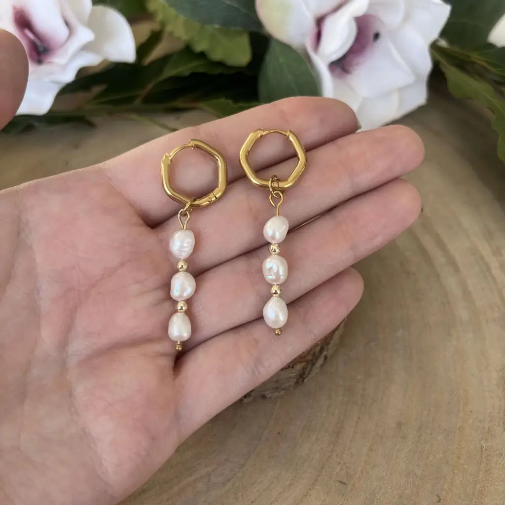 Boucles d’Oreilles Perla - Boucles d’oreilles