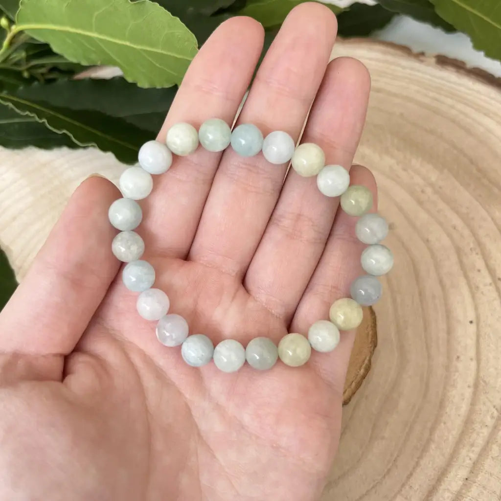 Bracelet Aigue Marine Mixe Multicolore du Brésil - Unique