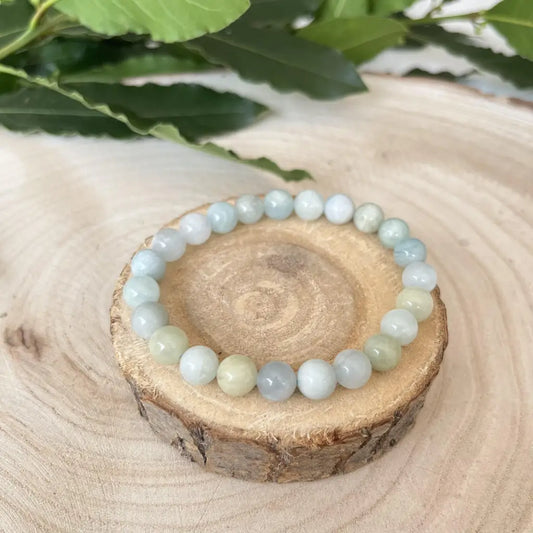 Bracelet Aigue Marine Mixe Multicolore du Brésil - Unique