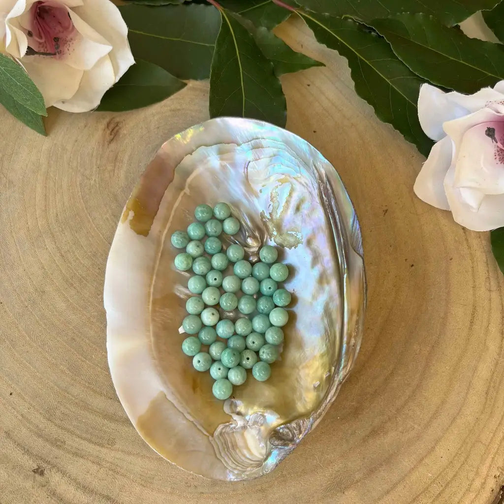 Collier Fusion Minérale - Or / Amazonite - Collier acier