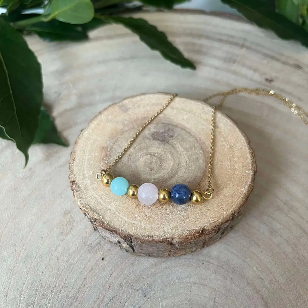 Collier Signe Astrologique Vierge - bijoux pierre naturelle