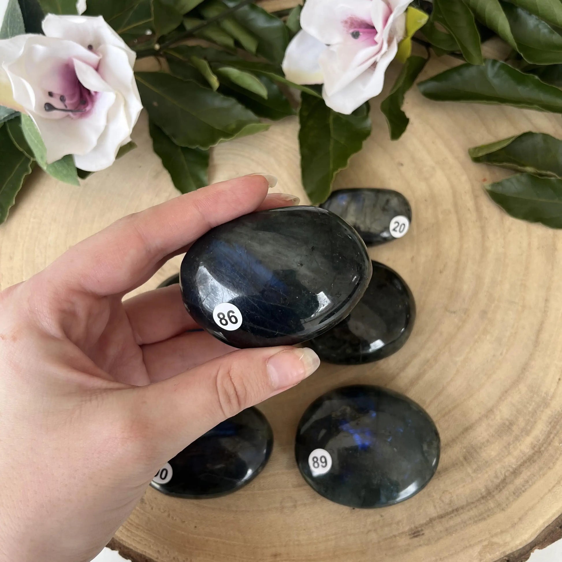 Galet Labradorite Pierre Naturelle - 86 - Galet pierre