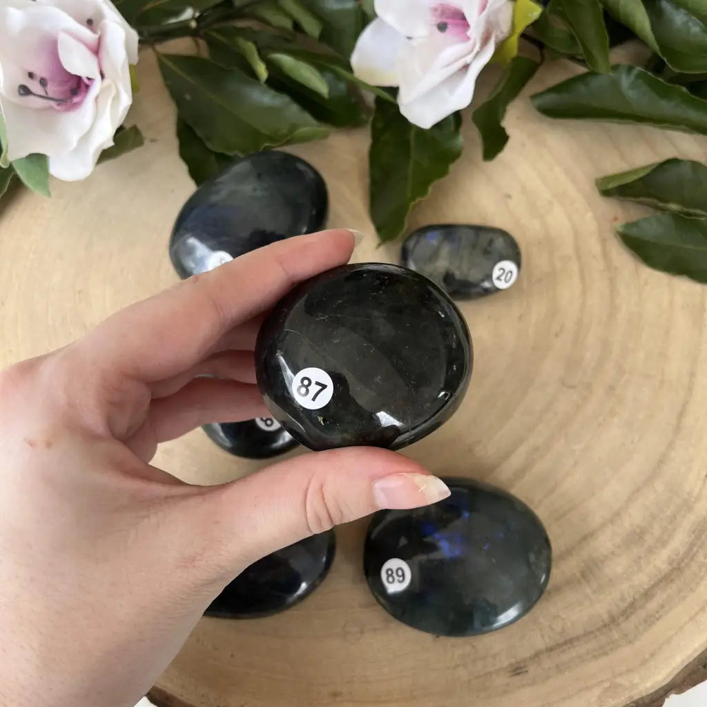 Galet Labradorite Pierre Naturelle - 87 - Galet pierre