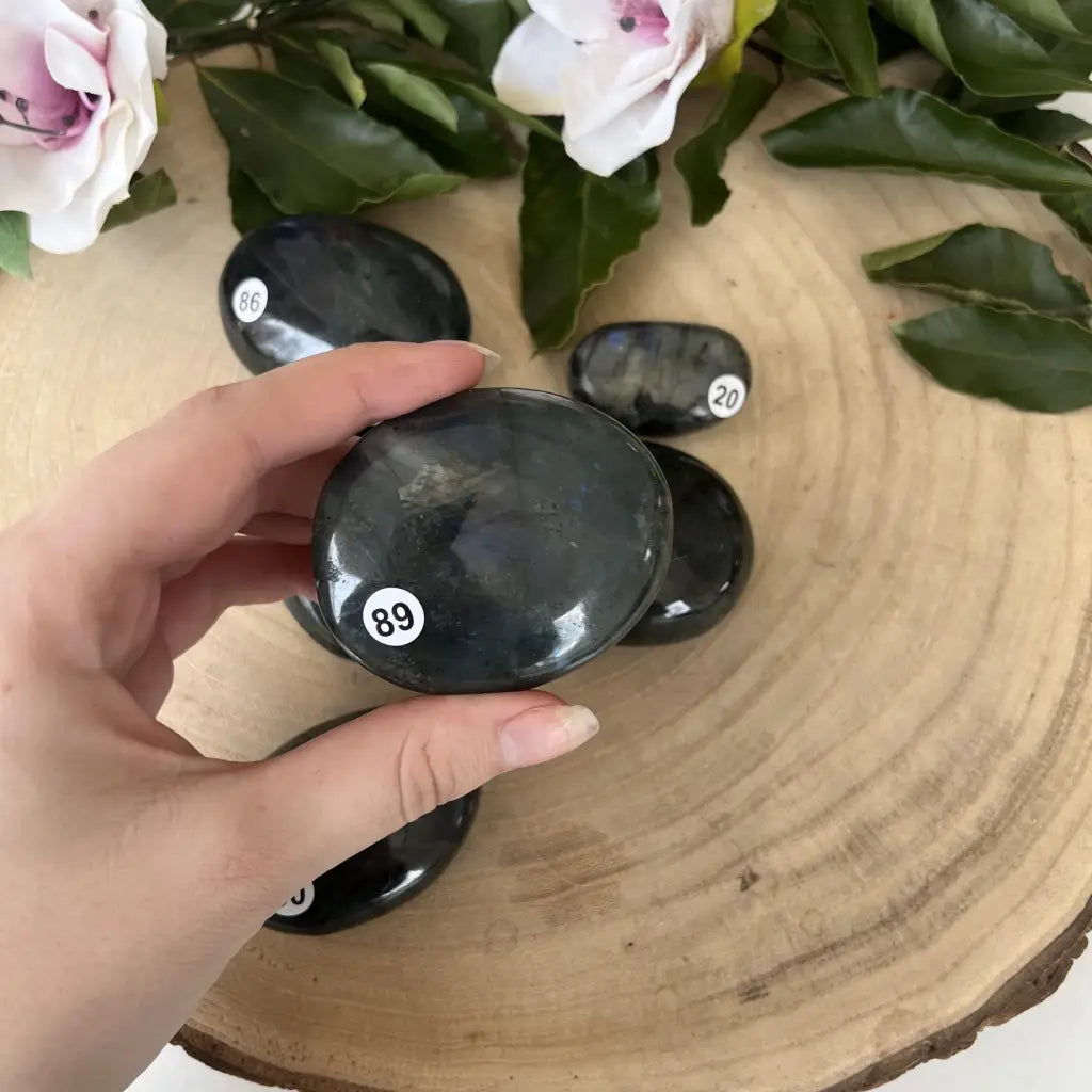 Galet Labradorite Pierre Naturelle - 89 - Galet pierre