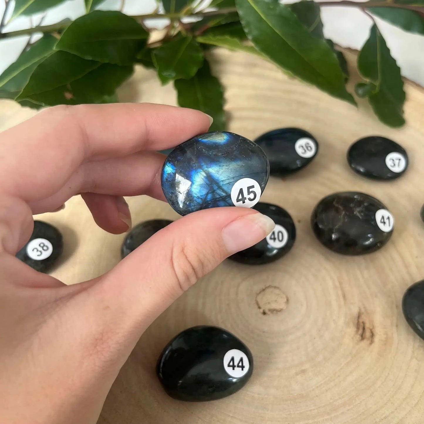 Mini Galet Labradorite Pierre Naturelle - 45 - Galet pierre