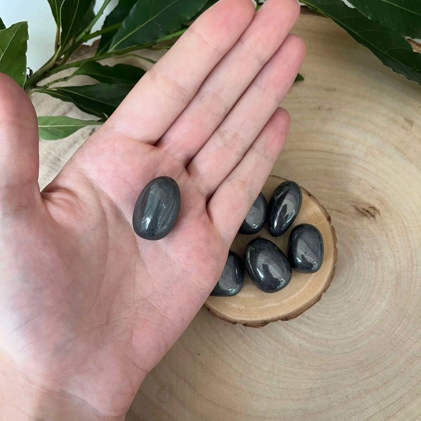 Mini Pierre Roulée Hématite - 15 / 25 mm - pierres