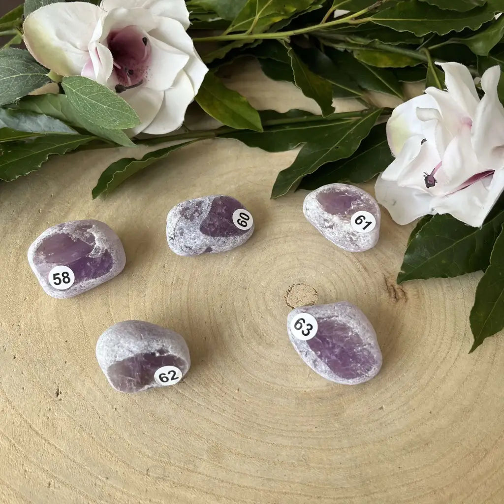 Œuf Ema Améthyste - pierre naturelle