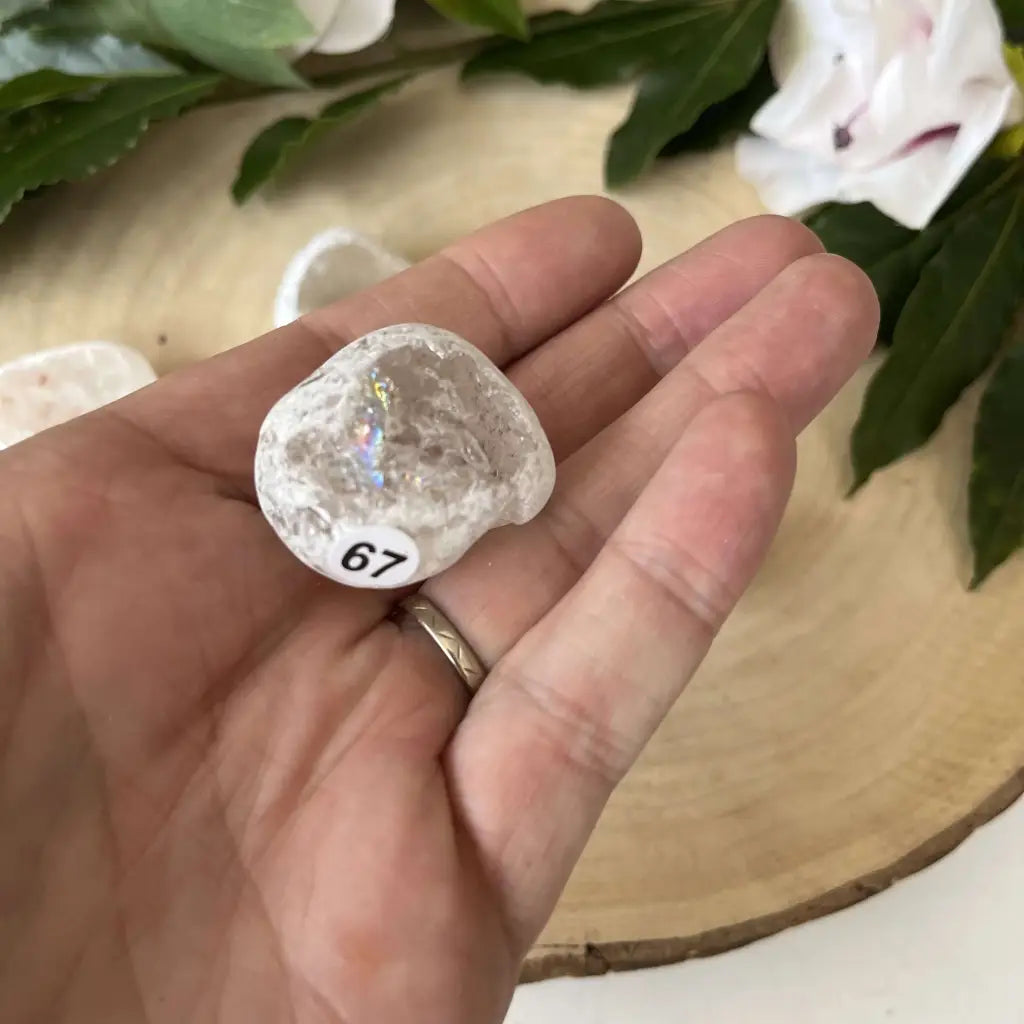 Œuf Ema Quartz Fumé - 67 - pierre naturelle