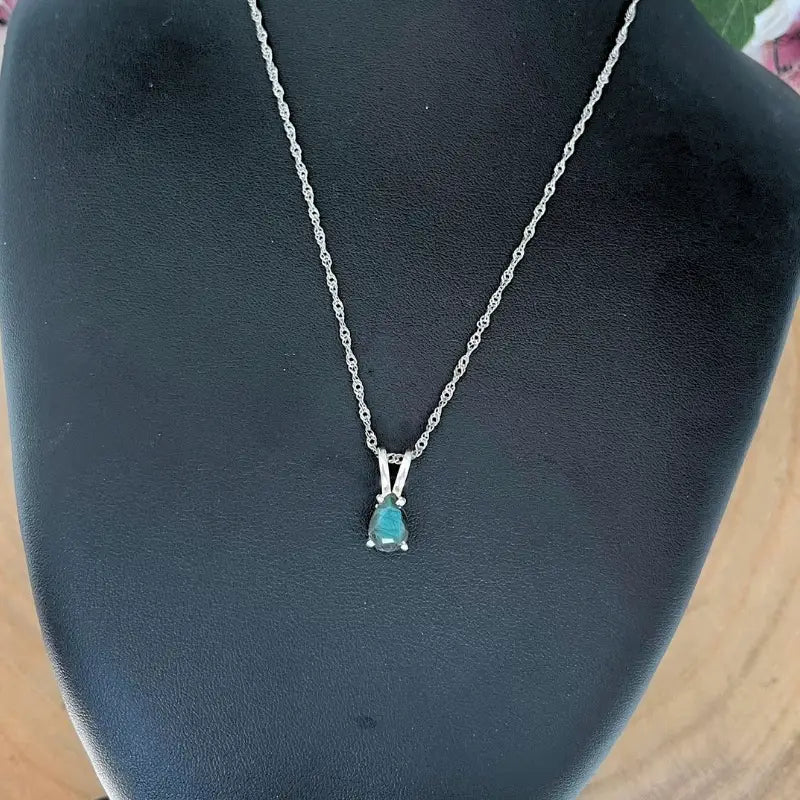 Pendentif Labradorite Facettée