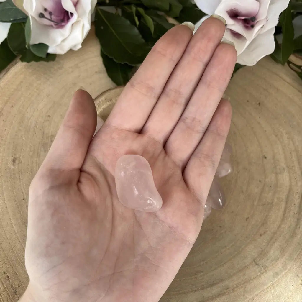 Petite Pierre Roulée Quartz Rose - pierres Naturelles