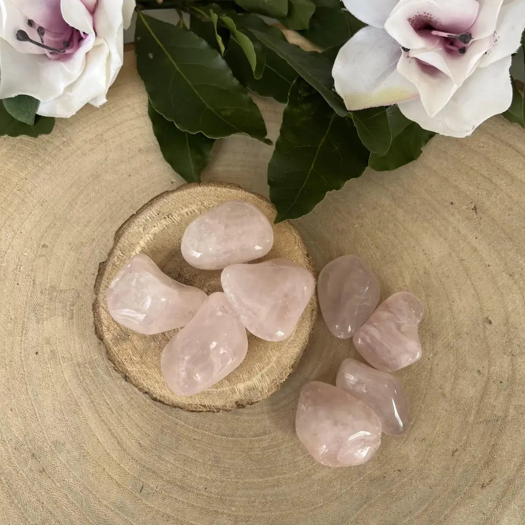 Petite Pierre Roulée Quartz Rose - pierres Naturelles