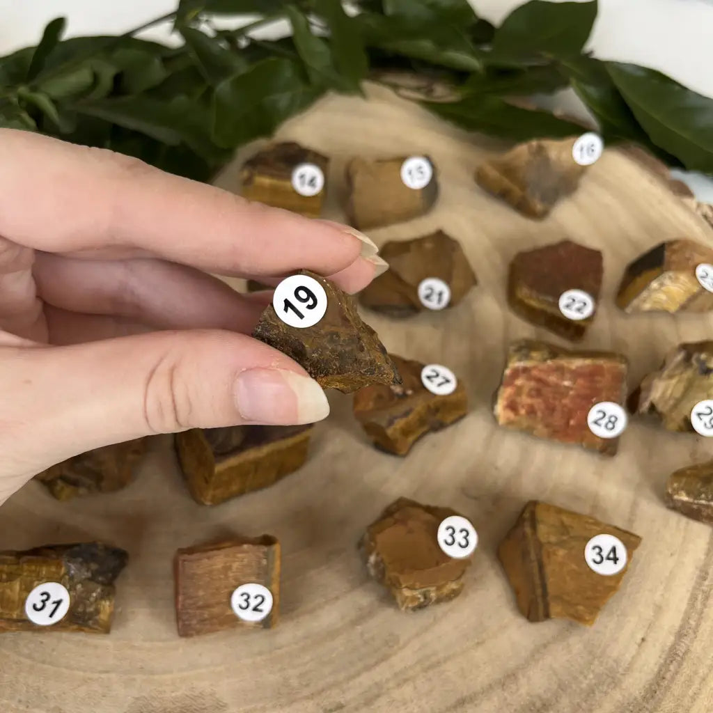 Pierre brute Œil de Tigre – Protection et confiance en soi