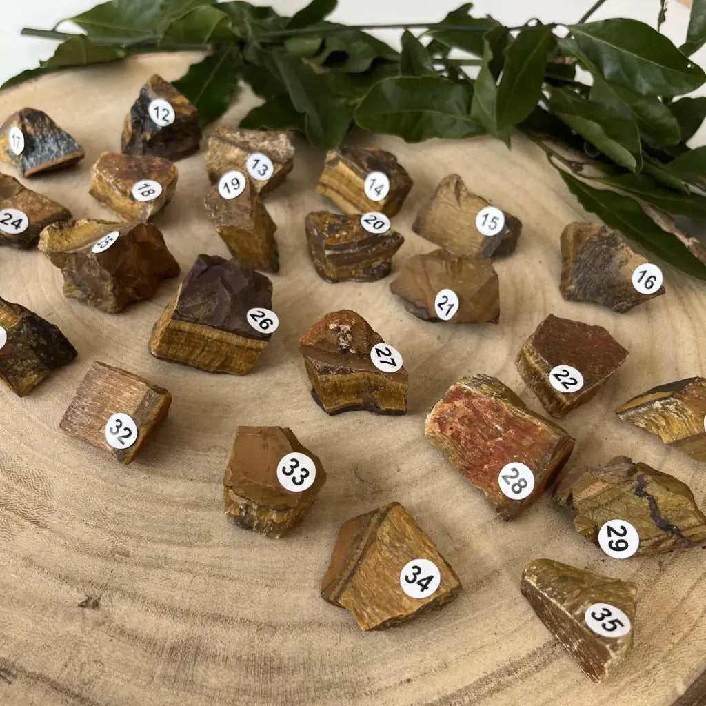 Pierre brute Œil de Tigre – Protection et confiance en soi