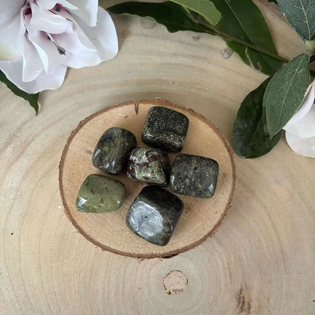 Pierre roulée Jaspe Sang de Dragon - Pierre roulée