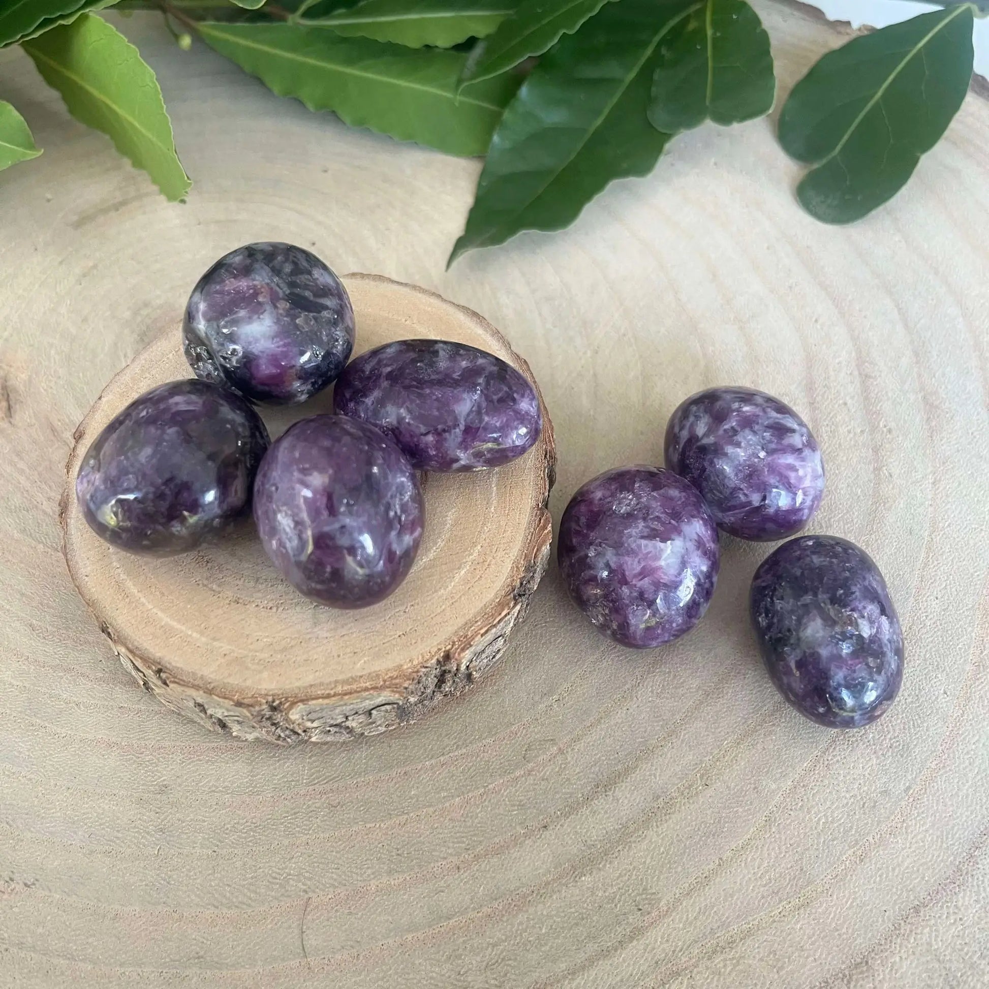 Pierre Roulée Lépidolite - 25/40 mm - Pierre roulée